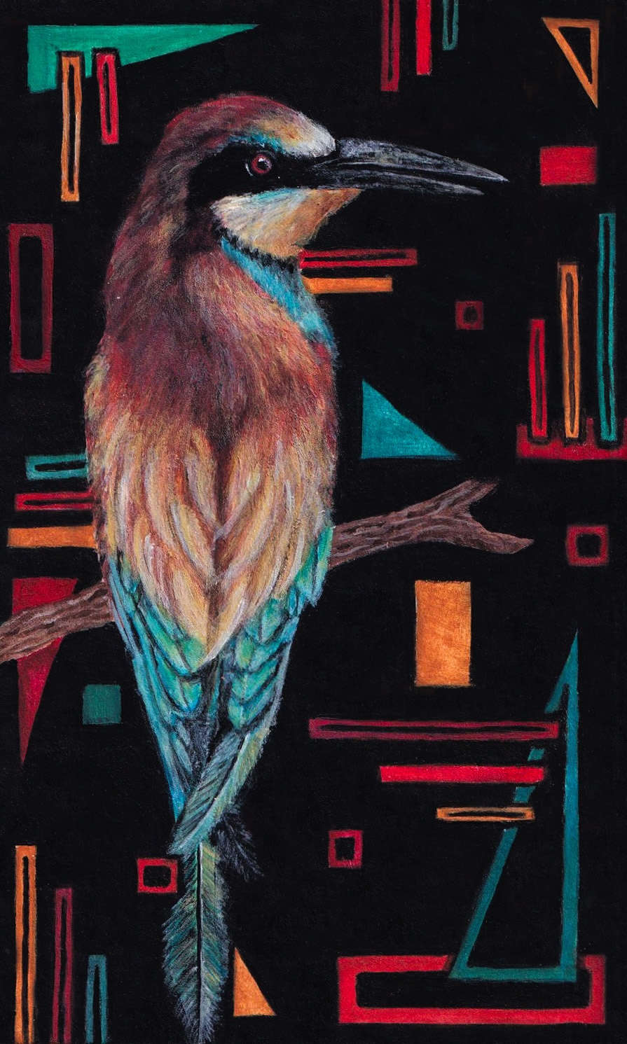 Colorful Bird Card thumbnail 4